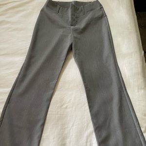 A pair of work slacks that are very comfortable and look very good on.
